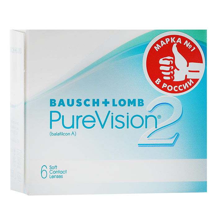 купить Bausch + Lomb контактные линзы Pure Vision 2 (6 шт / 8.6 / -2.75) - заказ и доставка в Москве и Санкт-Петербурге