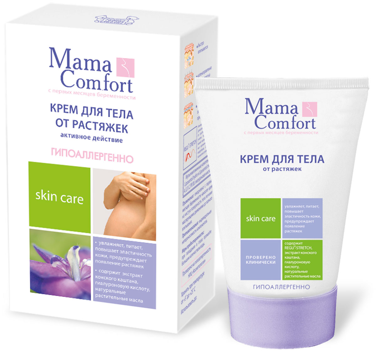купить Mama Comfort Крем для тела от растяжек, 100 мл - заказ и доставка в Москве и Санкт-Петербурге