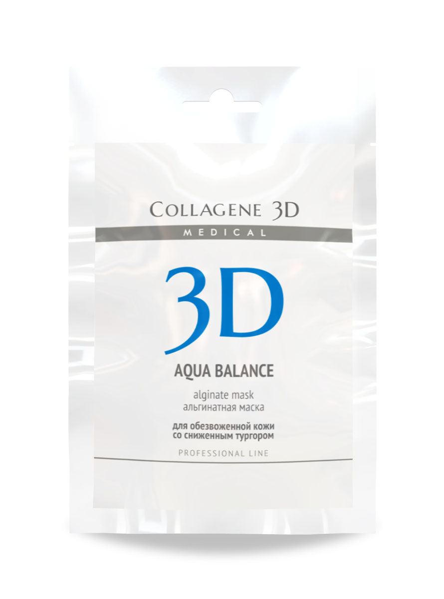 купить Medical Collagene 3D Альгинатная маска для лица и тела Aqua Balance, 30 г - заказ и доставка в Москве и Санкт-Петербурге