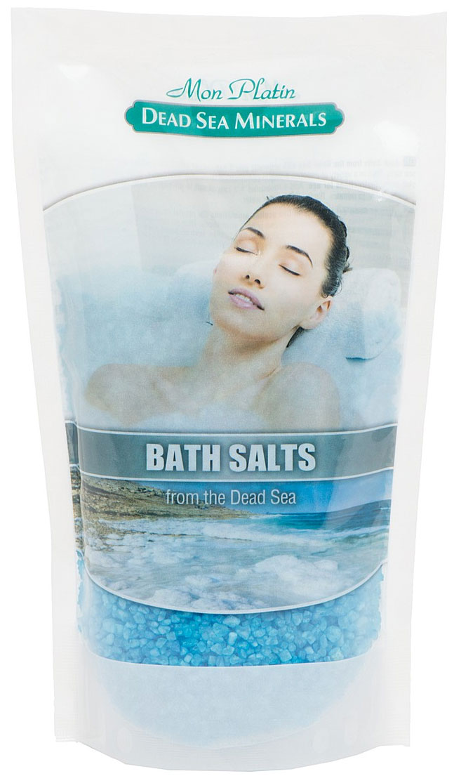 купить Mon Platin DSM Натуральная Соль Мёртвого моря с ароматическими маслами (голубая) 500 г. - заказ и доставка в Москве и Санкт-Петербурге