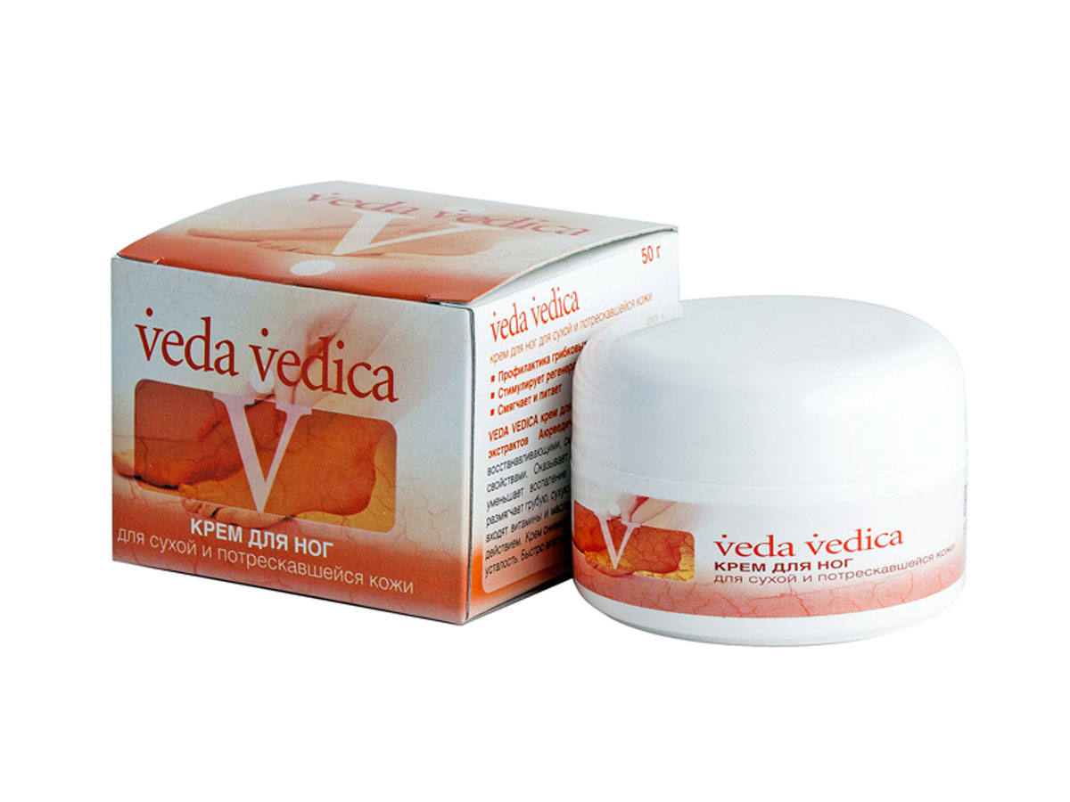 купить Veda Vedica Крем для ног для сухой и потрескавшейся кожи, 50 г - заказ и доставка в Москве и Санкт-Петербурге