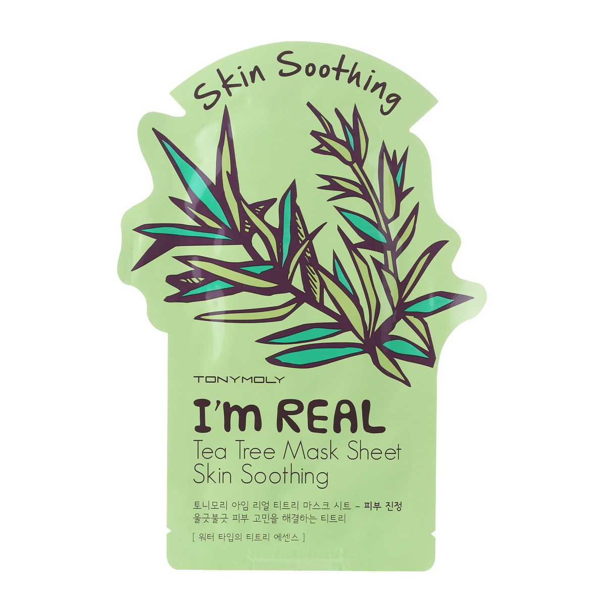 купить TonyMoly Тканевая маска с экстрактом чайного дерева I'm Real Tea Tree Mask Sheet, 21 мл - заказ и доставка в Москве и Санкт-Петербурге