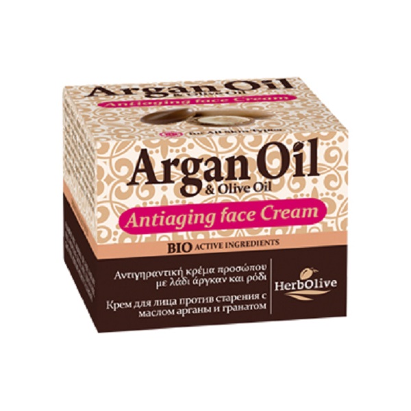 купить ArganOil Антивозрастной крем для лица с маслом арганы и экстрактом граната 50 мл - заказ и доставка в Москве и Санкт-Петербурге