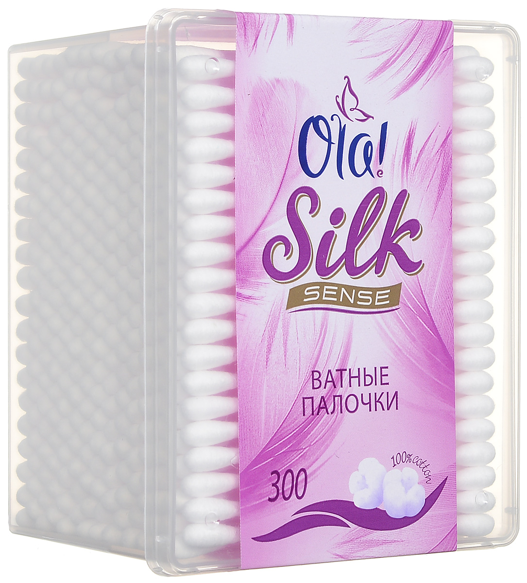 купить Ola! Silk Sense Вата на палочках, 300 шт - заказ и доставка в Москве и Санкт-Петербурге