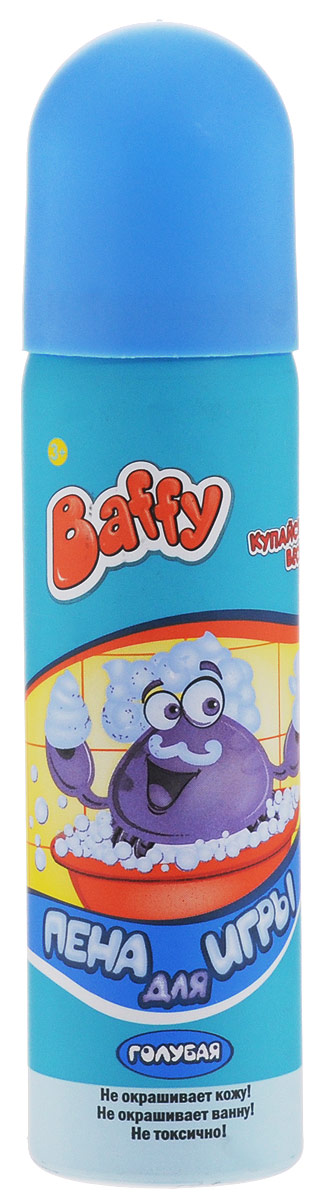 купить Baffy Средство для купания Пена для игры цвет голубой 75 мл - заказ и доставка в Москве и Санкт-Петербурге