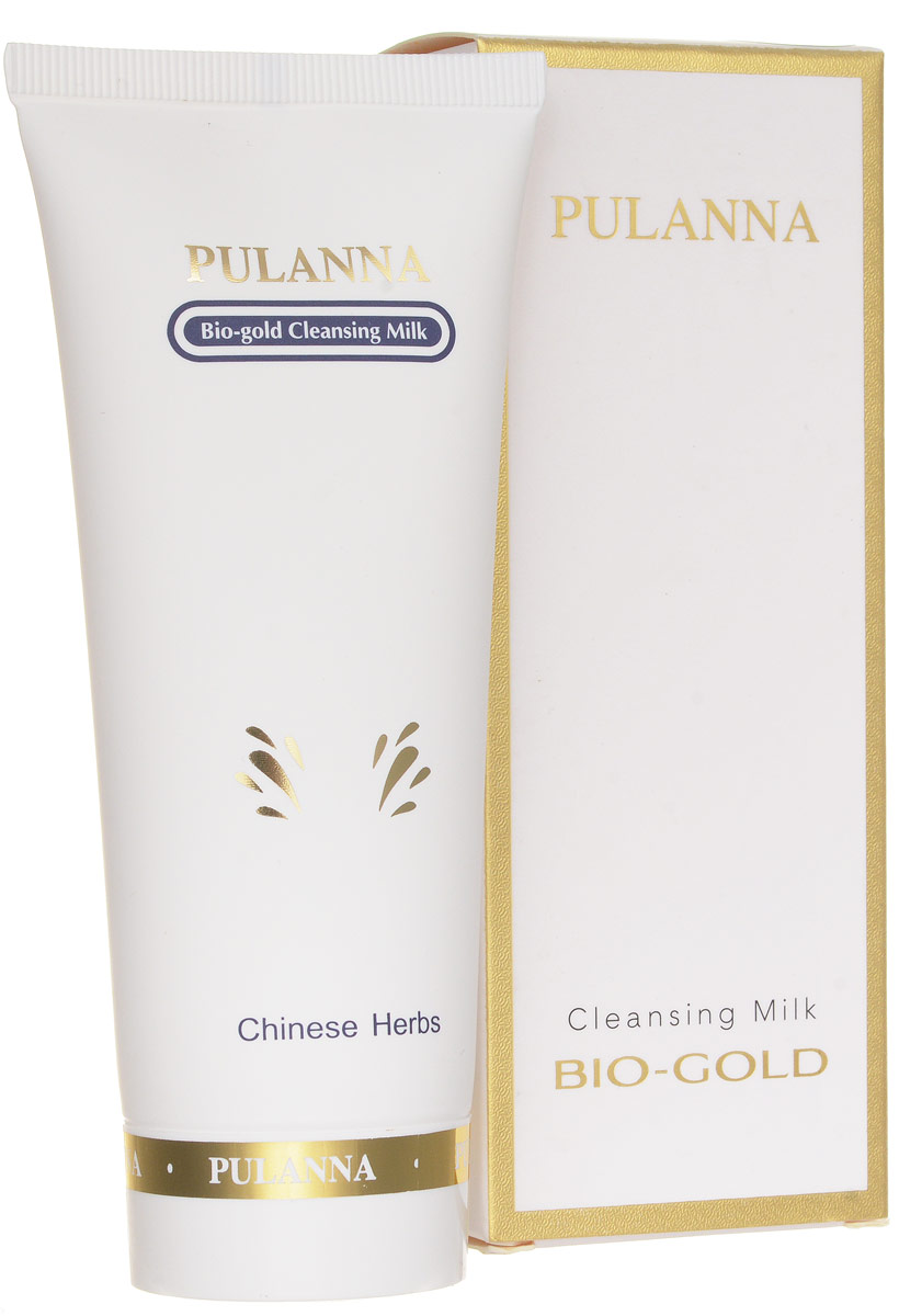 купить Pulanna Очищающее молочко с золотом на основе био-золота - Bio-gold Milk 90 г - заказ и доставка в Москве и Санкт-Петербурге