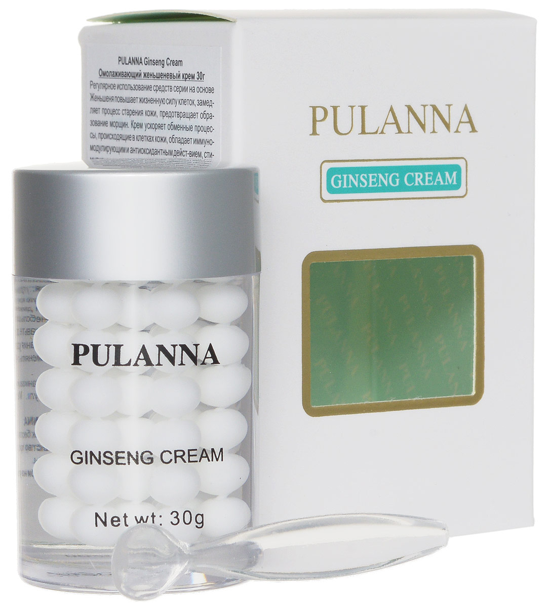 купить Pulanna Омолаживающий женьшеневый крем на основе женьшеня - Ginseng Cream 30 г - заказ и доставка в Москве и Санкт-Петербурге