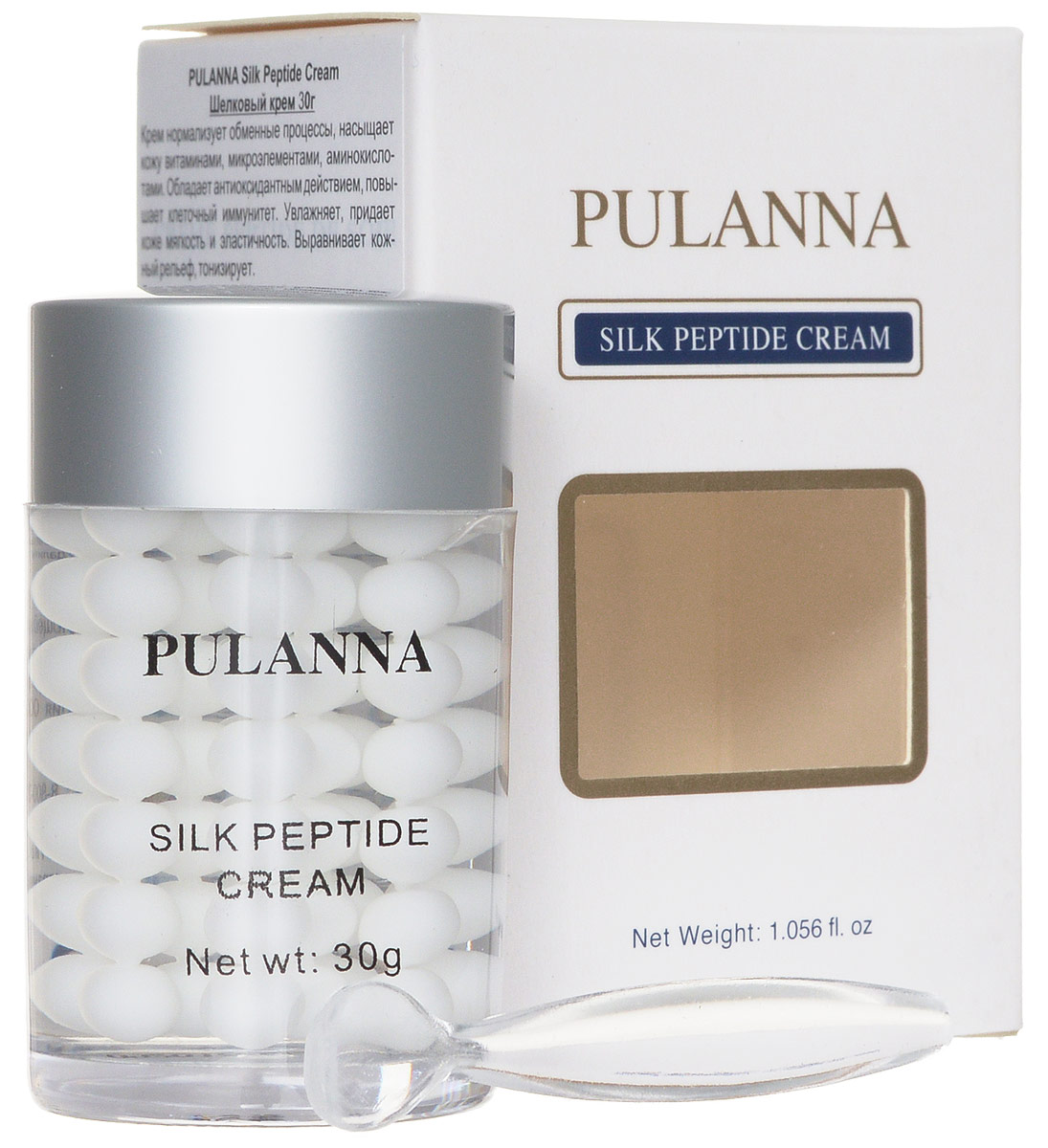 купить Pulanna Шелковый крем на основе пептидов шелка - Silk Peptide Cream 30 г - заказ и доставка в Москве и Санкт-Петербурге