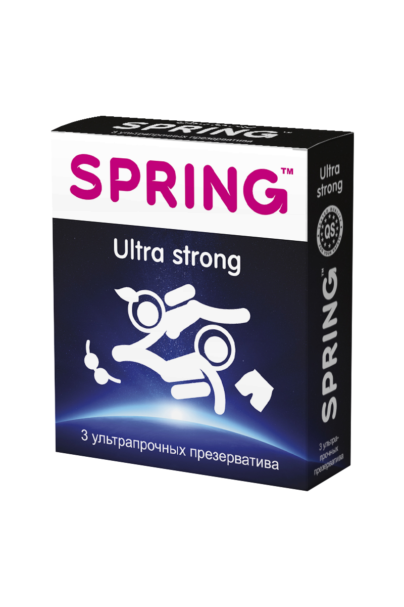 купить Презервативы SPRING™ Ultra Strong, ультрапрочные, 3 шт. - заказ и доставка в Москве и Санкт-Петербурге