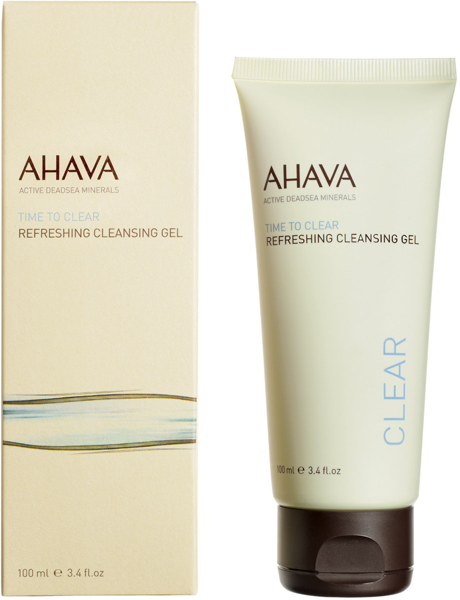 купить Ahava Time To Clear Освежающий гель для очищения кожи 100 мл - заказ и доставка в Москве и Санкт-Петербурге