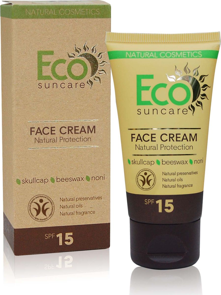 купить Eco Suncare Натуральный солнцезащитный крем для лица -Natural Sun Protection Face Cream SPF 15 -50мл - заказ и доставка в Москве и Санкт-Петербурге