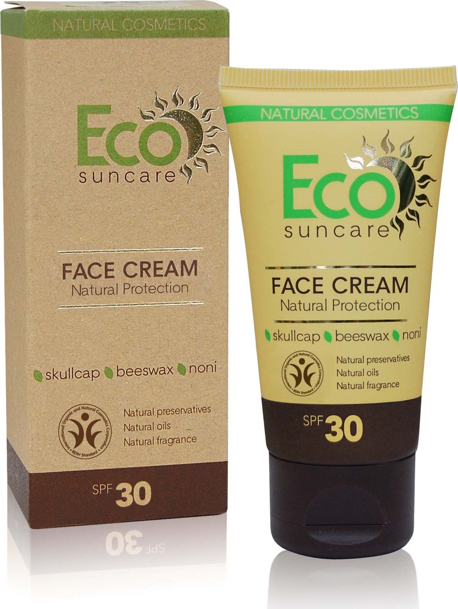 купить Eco Suncare Натуральный солнцезащитный крем для лица -Natural Sun Protection Face Cream SPF 30 -50мл - заказ и доставка в Москве и Санкт-Петербурге