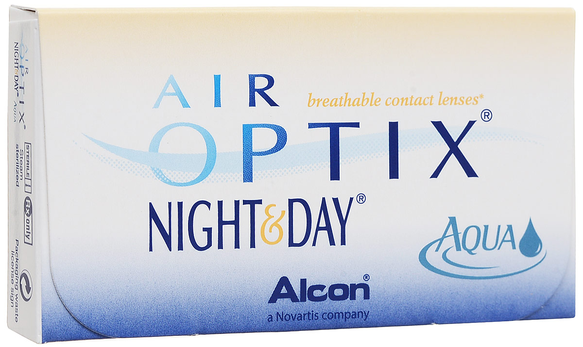 купить Alcon-CIBA Vision контактные линзы Air Optix Night & Day Aqua (3шт / 8.6 / -5.50) - заказ и доставка в Москве и Санкт-Петербурге