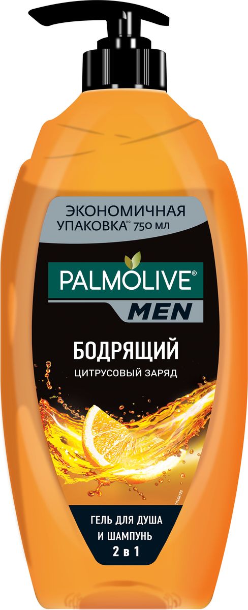купить Palmolive Гель для душа Цитрусовый заряд мужской 750 мл - заказ и доставка в Москве и Санкт-Петербурге