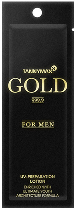 купить Tannymaxx Гель-ускоритель загара для мужчин Gold 999,9 For Men UV-Preparation, с инновационным комплексом активных веществ Ultimate Youth Architect Formula, 13 мл - заказ и доставка в Москве и Санкт-Петербурге
