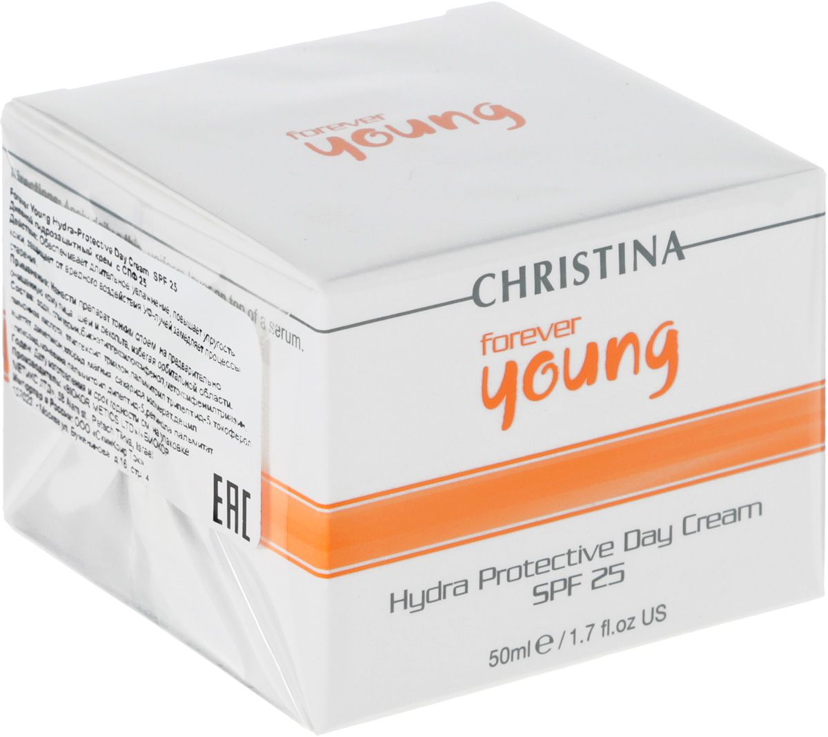 купить Christina Дневной гидрозащитный крем (шаг 2) Forever Young Hydra Protective Day Cream SPF25 50 мл - заказ и доставка в Москве и Санкт-Петербурге