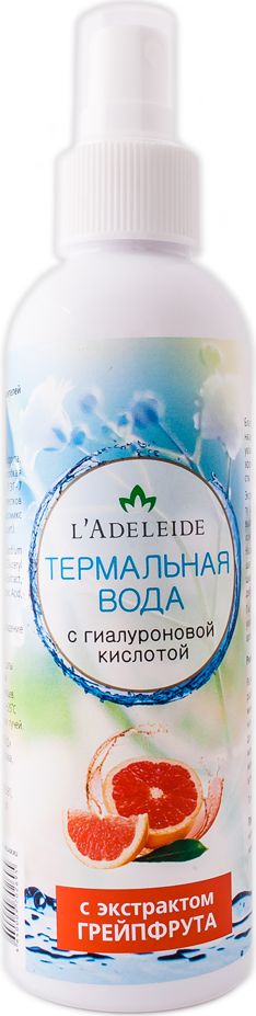 купить L'Adeleide Термальная вода с экстрактом грейпфрута, 200 мл - заказ и доставка в Москве и Санкт-Петербурге