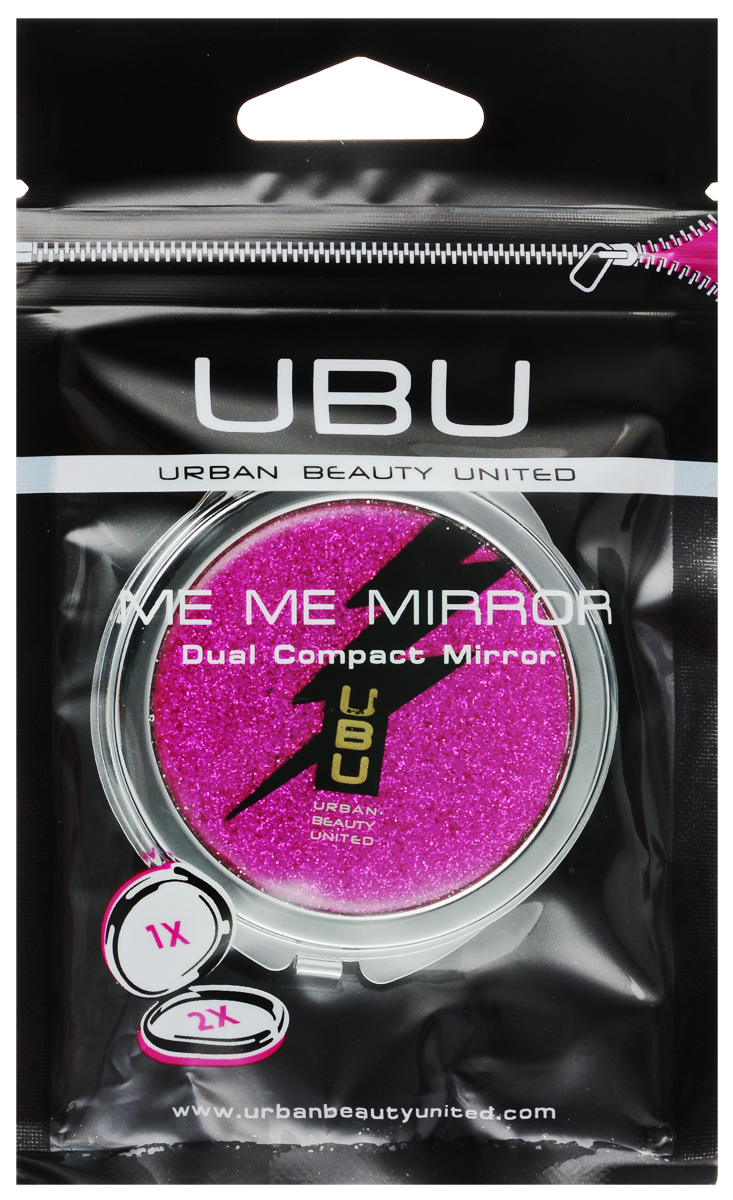 купить UBU Компактное двойное зеркало, цвет: фуксия. 19-5009 - заказ и доставка в Москве и Санкт-Петербурге