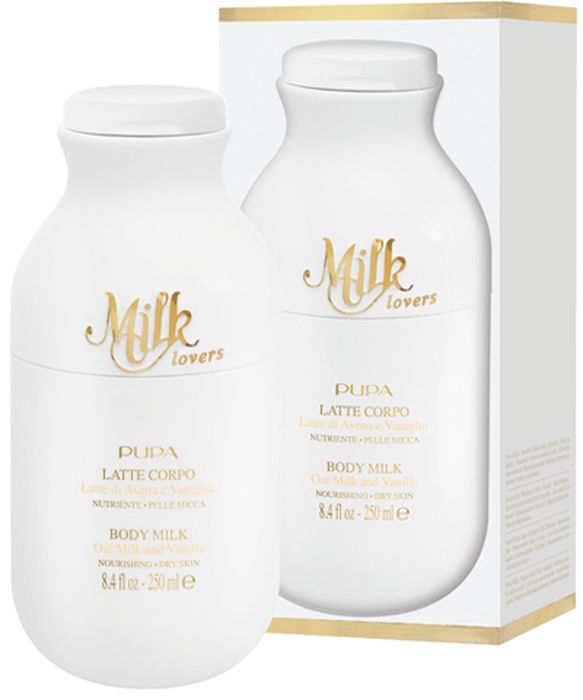 купить Pupa Молочко для тела Milk Lovers, Овсяное молочко и ваниль, 250 мл - заказ и доставка в Москве и Санкт-Петербурге