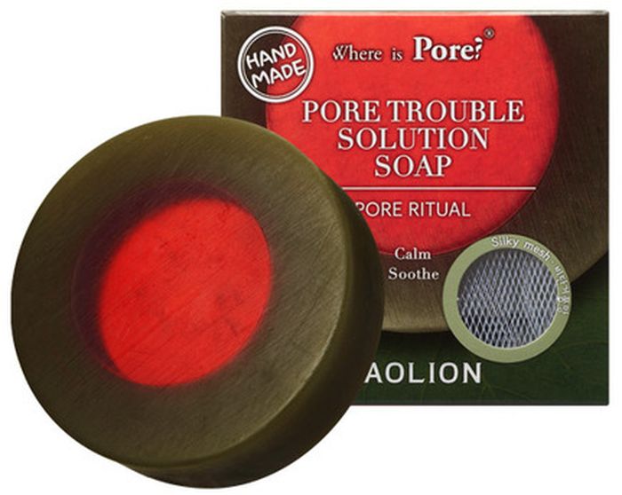 купить Caolion Мыло для проблемной кожи Pore Trouble Solution Soap, 100 г - заказ и доставка в Москве и Санкт-Петербурге