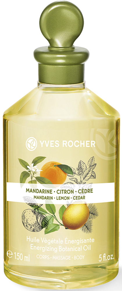 купить Yves Rocher масло для тела Мандарин, лимон и кедр, 150 мл - заказ и доставка в Москве и Санкт-Петербурге