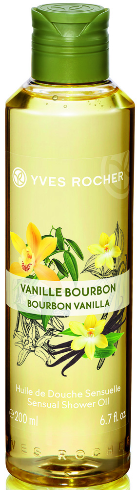 купить Yves Rocher масло для душа Бурбонская ваниль, 200 мл - заказ и доставка в Москве и Санкт-Петербурге