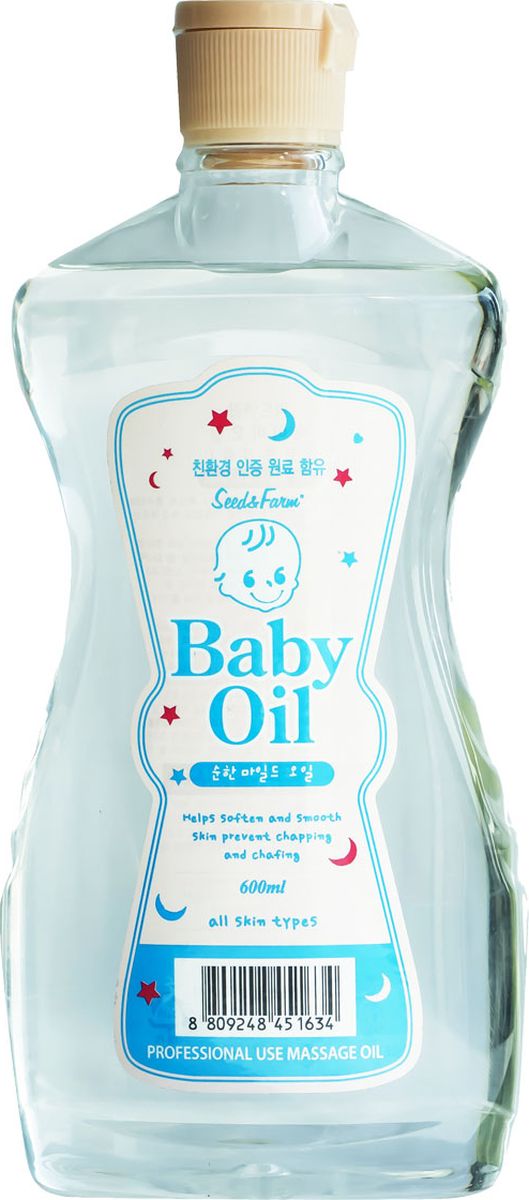 купить Seed & Farm Детское массажное масло с эфирными маслами и маслом макадамии 670 мл - заказ и доставка в Москве и Санкт-Петербурге
