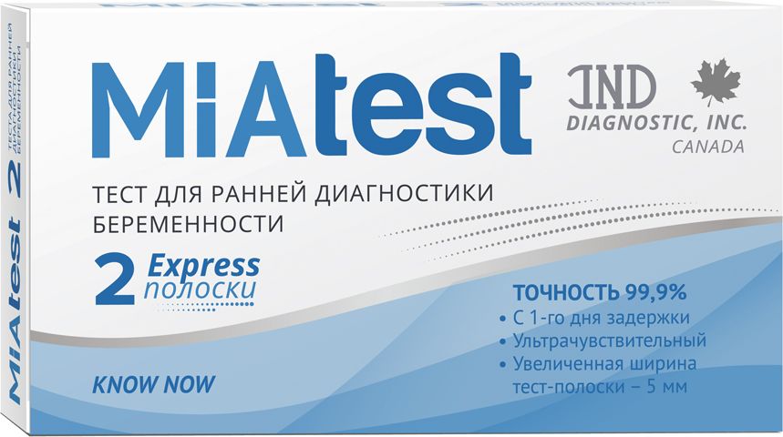 купить MIAtest Тест для определения беременности Know Now №2 - заказ и доставка в Москве и Санкт-Петербурге