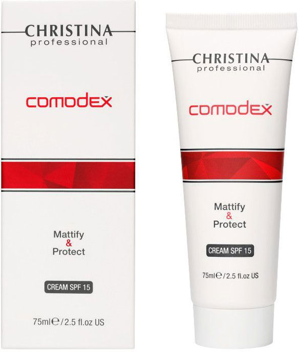 купить Christina Comodex Mattify & Protect Cream SPF15 - Матирующий защитный крем SPF15 75 мл - заказ и доставка в Москве и Санкт-Петербурге