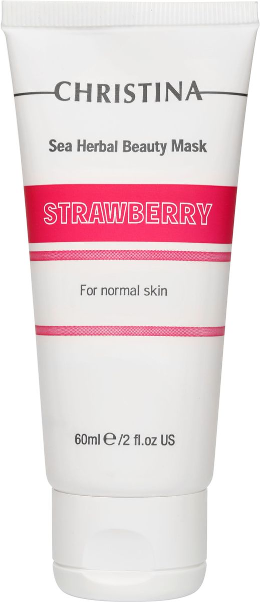 купить Christina Sea Herbal Beauty Mask Strawberry - Клубничная маска красоты для нормальной кожи 60 мл - заказ и доставка в Москве и Санкт-Петербурге