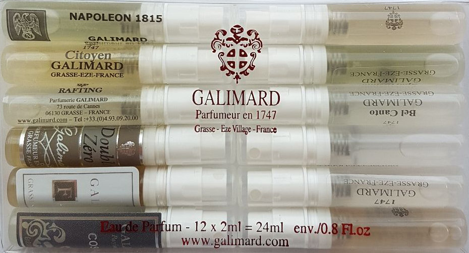 купить Galimard Набор мужской парфюмерной воды, 12 х 2 мл - заказ и доставка в Москве и Санкт-Петербурге