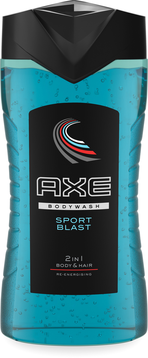 купить Axe Гель для душа и шампунь 2в1 Sport Blast 250 мл - заказ и доставка в Москве и Санкт-Петербурге