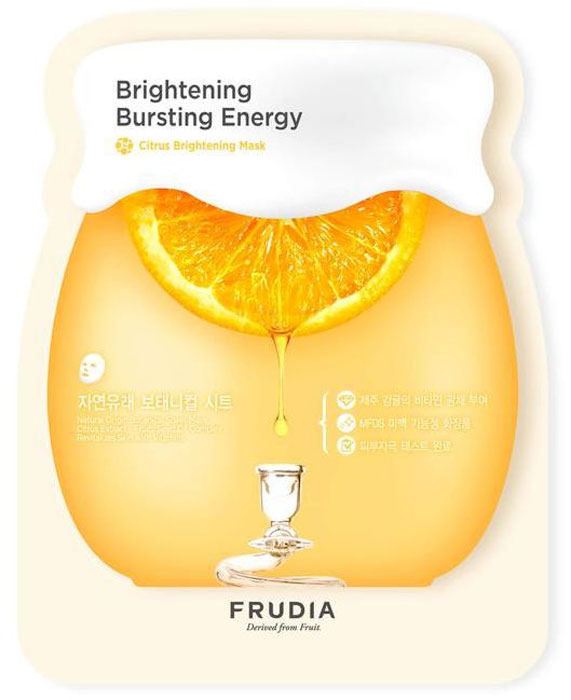 купить Frudia Citrus Маска с цитрусом, придающая сияние коже, 5 шт x 27 мл - заказ и доставка в Москве и Санкт-Петербурге