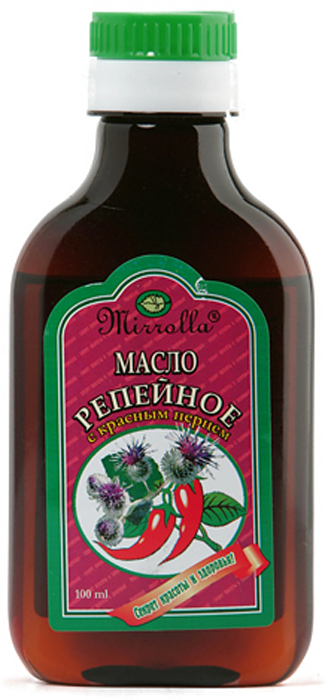 купить Репейное масло с красным перцем 100мл - заказ и доставка в Москве и Санкт-Петербурге