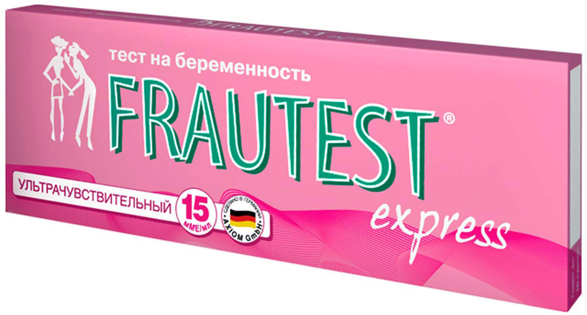 купить Frautest Тест на определение беременности Express, тест-полоска, 1 шт - заказ и доставка в Москве и Санкт-Петербурге