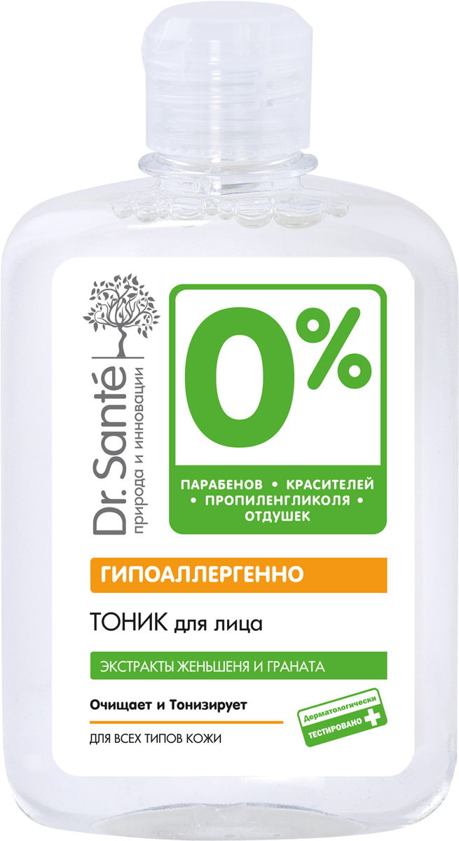 купить Dr.Sante 0% Тоник для лица, 250 мл - заказ и доставка в Москве и Санкт-Петербурге