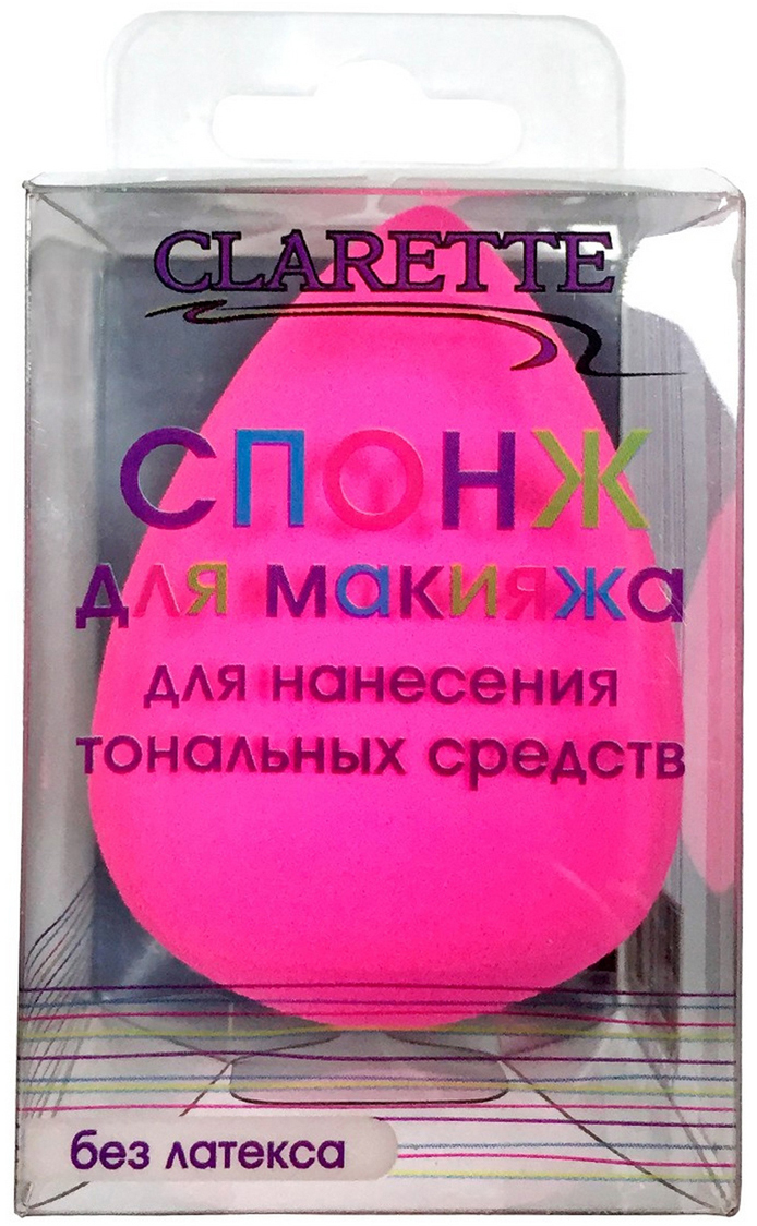 купить Clarette Спонж для макияжа,розовый - заказ и доставка в Москве и Санкт-Петербурге