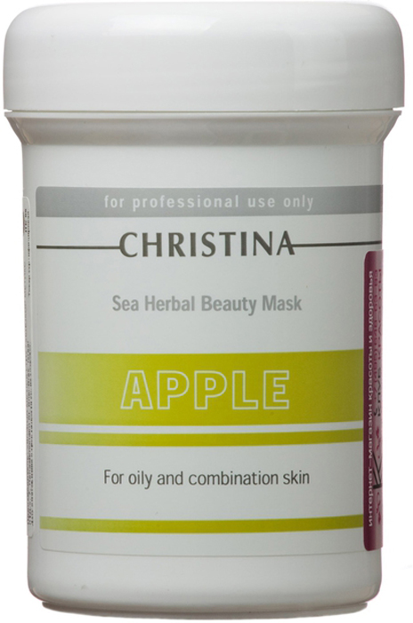 купить Christina Яблочная маска красоты для жирной и комбинированной кожи Sea Herbal Beauty Mask Green Apple 250 мл - заказ и доставка в Москве и Санкт-Петербурге