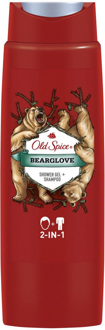 купить OLD SPICE Гель для душа + шампунь 2в1 Bearglove 250 мл - заказ и доставка в Москве и Санкт-Петербурге