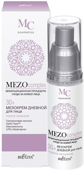 купить Белита Мезокрем дневной для лица 30+ Глубокое Увлажнение MEZOcomplex, 50 мл - заказ и доставка в Москве и Санкт-Петербурге