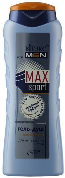 купить Витэкс For Men Max Sport Гель-ДУШ для мытья волос и тела, 400 мл - заказ и доставка в Москве и Санкт-Петербурге