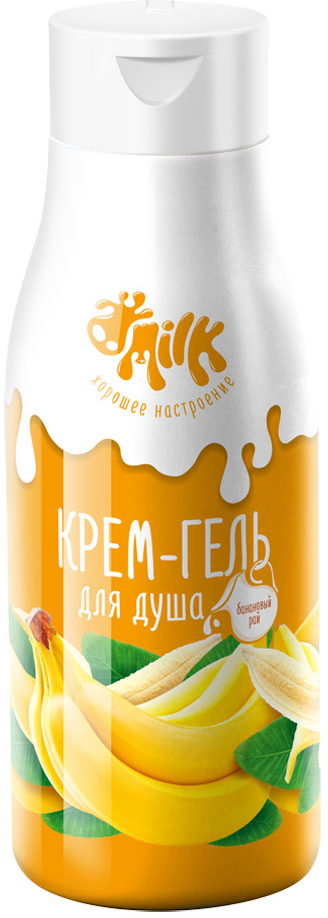 купить Milk Крем-гель для душа Банановый рай, 500 мл - заказ и доставка в Москве и Санкт-Петербурге