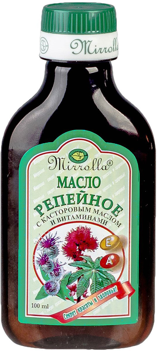 купить Репейное масло с касторовым маслом и витаминами А, Е 100мл - заказ и доставка в Москве и Санкт-Петербурге