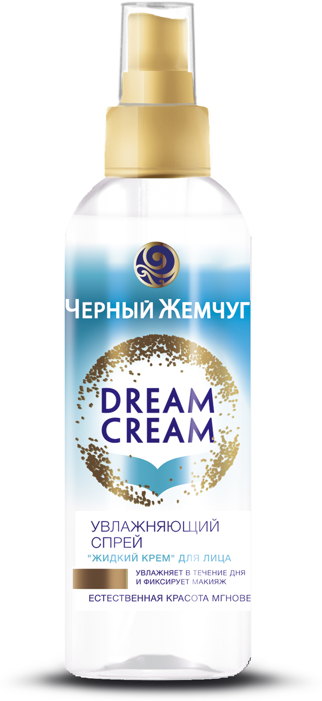 купить Черный жемчуг Dream Cream Спрей-уход для лица Увлажняющий, 90 мл - заказ и доставка в Москве и Санкт-Петербурге