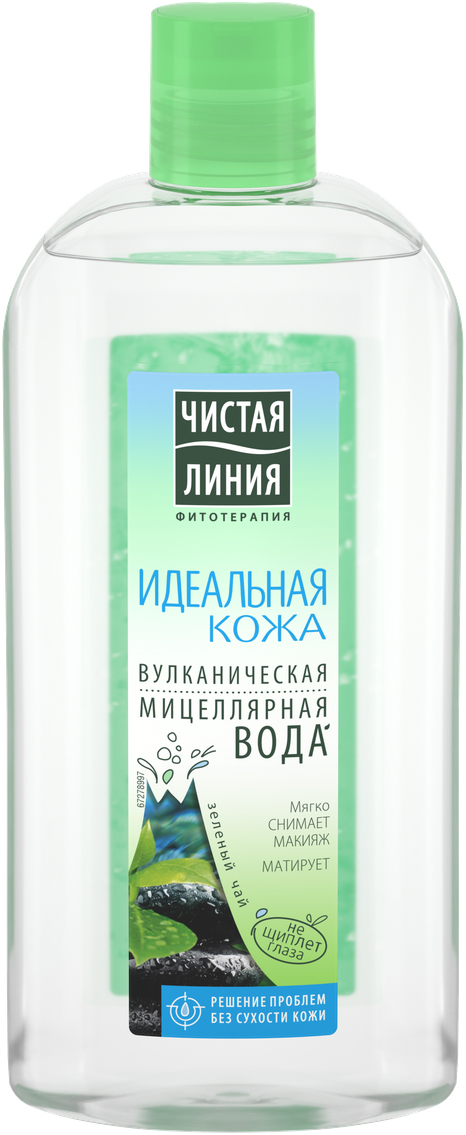 купить Чистая Линия мицеллярная вода Идеальная кожа, 400 мл - заказ и доставка в Москве и Санкт-Петербурге