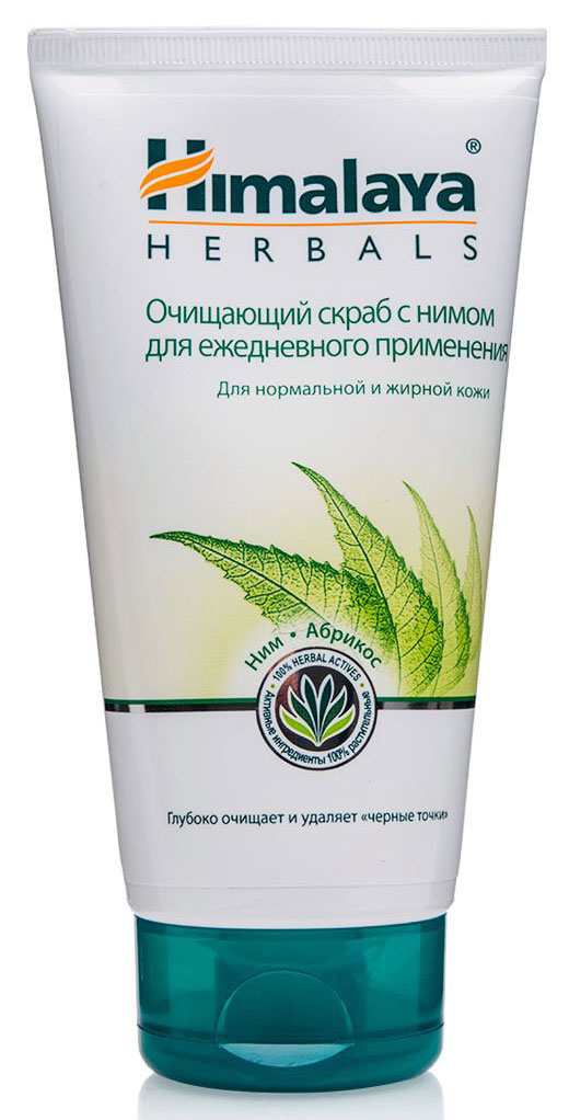 купить Himalaya Herbals Очищающий скраб для лица, с нимом, для проблемной кожи, 150 мл - заказ и доставка в Москве и Санкт-Петербурге
