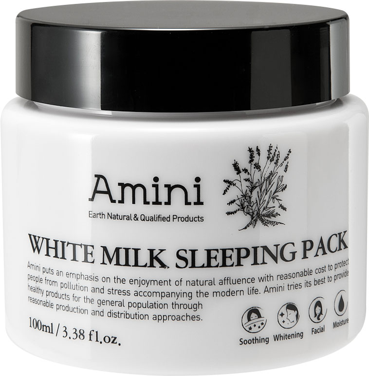 купить Amini Ночная маска для лица Белое молоко, 100 мл - заказ и доставка в Москве и Санкт-Петербурге