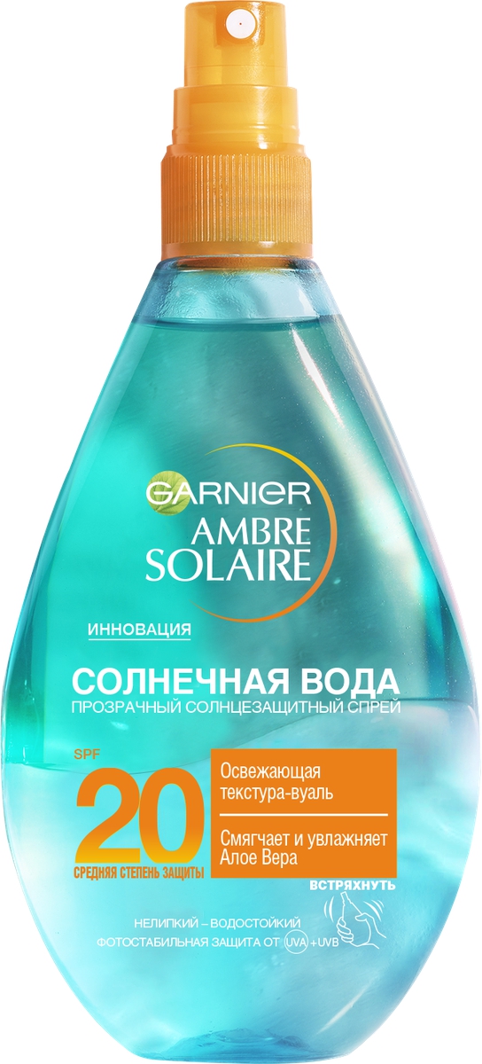 купить Garnier Ambre Solaire Солнцезащитный спрей для тела 