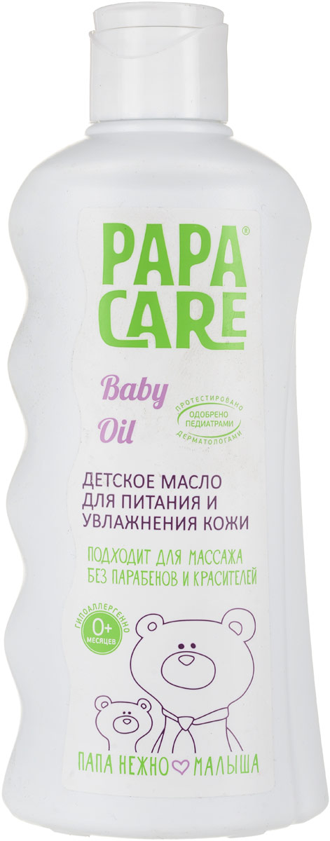 купить Papa Care Детское масло для массажа очищения увлажнения кожи с помпой 150 мл - заказ и доставка в Москве и Санкт-Петербурге