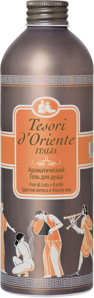 купить Tesori d’Oriente Ароматический гель для душа Цветок лотоса и масло ши, 500 мл - заказ и доставка в Москве и Санкт-Петербурге